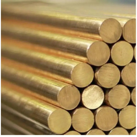 Barre En Laiton Ms58/2.0401 | Diamètre 4mm, Longueur 0.5m | Pour Robinetterie, Pièces Mécaniques