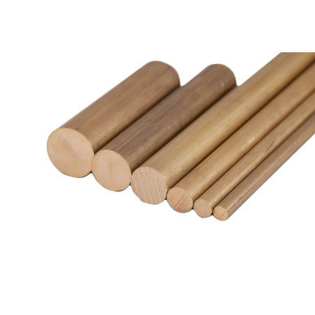 Messing Ms58 stang Ø0.4-400mm massivt materiale 2.0401 rundt materiale