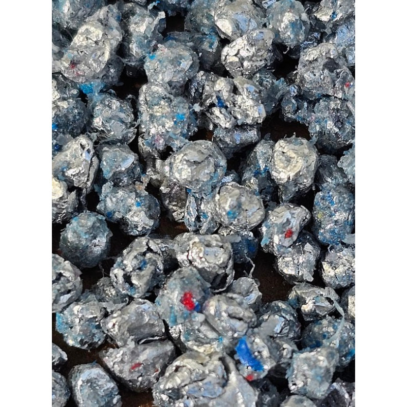 Aluminiumgranulat 99% Alu høj genanvendt 100gr-10kg
