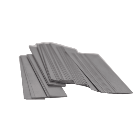 Wolfram 99% Rent metal 0,2x20x104mm Metalbånd Wolframbånd