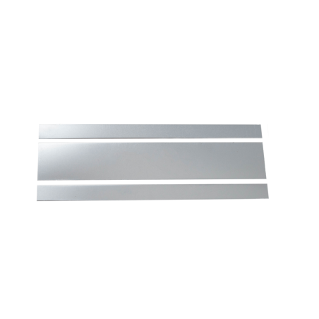 0,55mm-1mm titanium zink plade flad stang 20x0,55mm-90x1mm strimler skåret efter mål