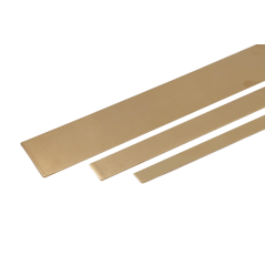 Messing fladstang 2.0401 CW614N metalstrimler 20x0,5 mm-90x6 mm tilskæring strimler