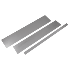 Rustfrit stål 316 Ti fladstang 1.4571 V4A metalstrimmel 20x0,5 mm-90x6 mm udskæring strimler