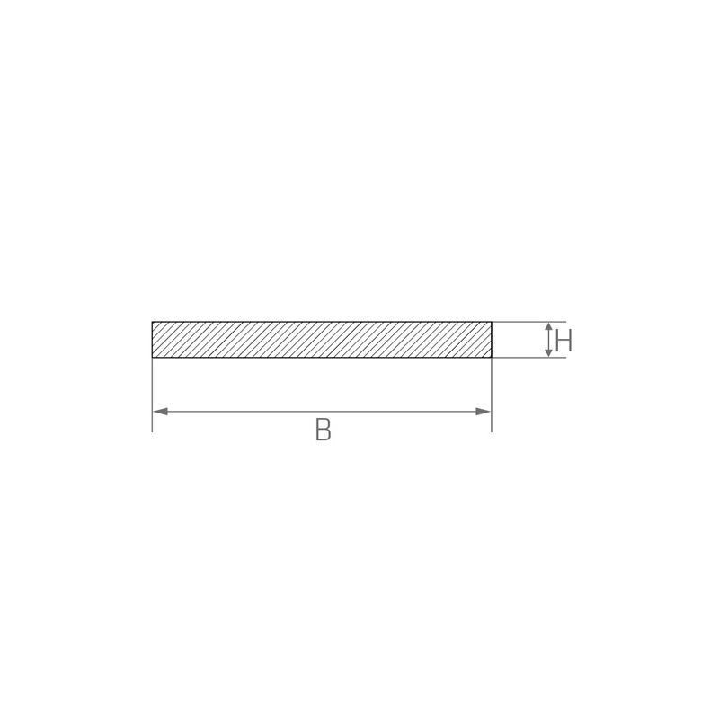 køb Titanium Grade 5 metalplader 3.7165 Fra 20x0.5mm til 90x9mm flad stang skåret til størrelse strimler